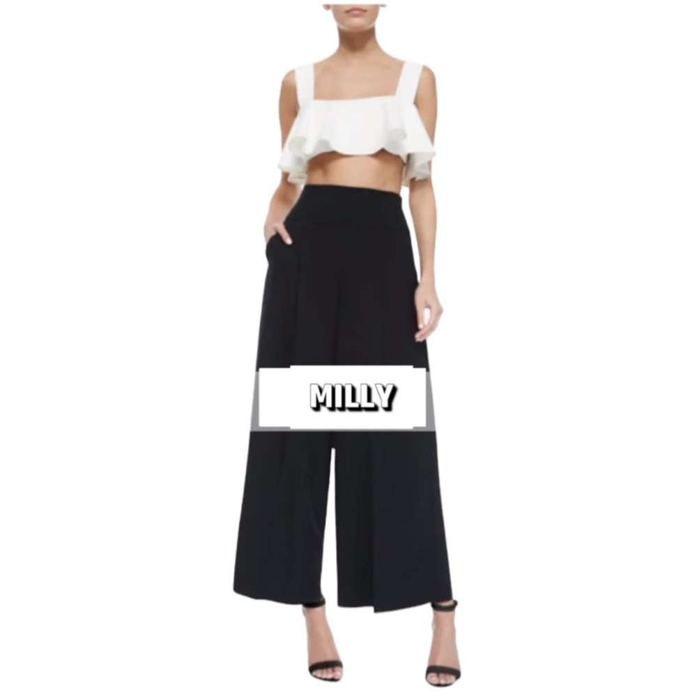 Milly Italian Cady Stretch Coulottes